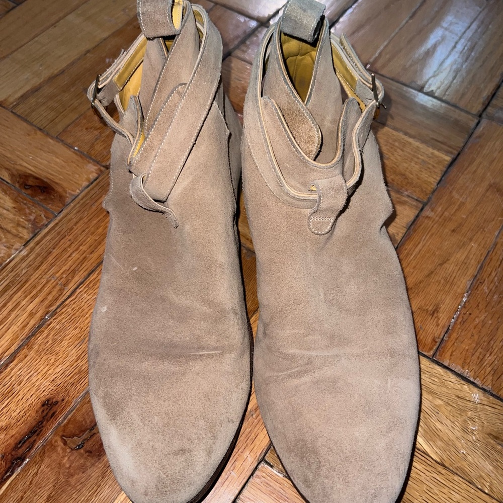 Men's Tan Suede Ankle Jodhpurs